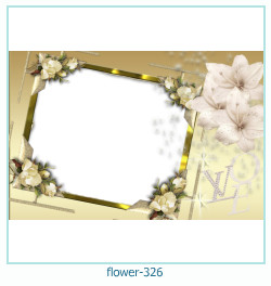marco de fotos de flores 326