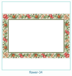 marco de fotos de flores 34