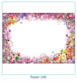 marco de fotos de flores 340