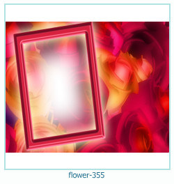 marco de fotos de flores 355