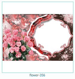 marco de fotos de flores 356