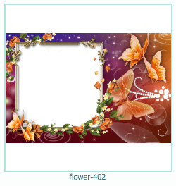 marco de fotos de flores 402