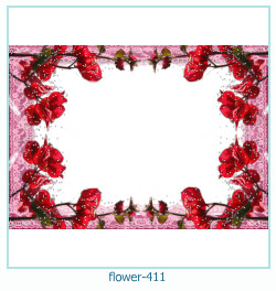 marco de fotos de flores 411