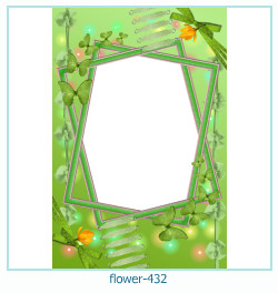 marco de fotos de flores 432