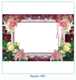 marco de fotos de flores 487