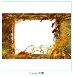 marco de fotos de flores 490