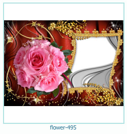 marco de fotos de flores 495