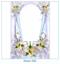 marco de fotos de flores 500