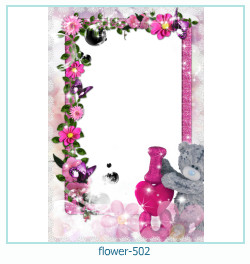 marco de fotos de flores 502