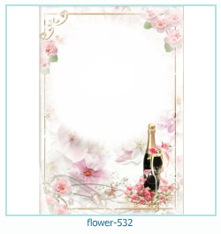 marco de fotos de flores 532