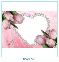 marco de fotos de flores 533
