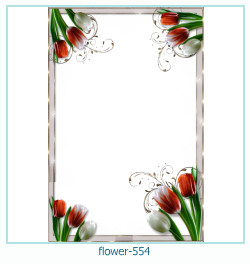 marco de fotos de flores 554