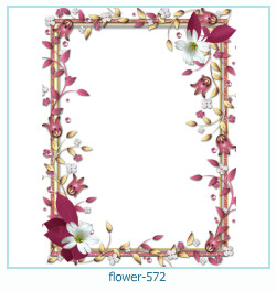 marco de fotos de flores 572
