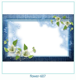marco de fotos de flores 607