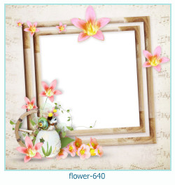 marco de fotos de flores 640