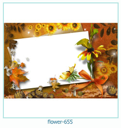 marco de fotos de flores 655