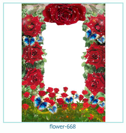 marco de fotos de flores 668