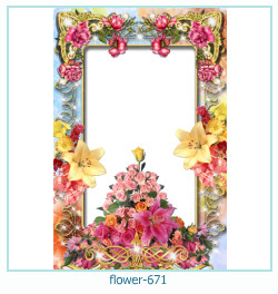 marco de fotos de flores 671