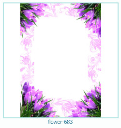 marco de fotos de flores 683