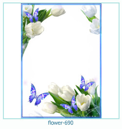 marco de fotos de flores 690
