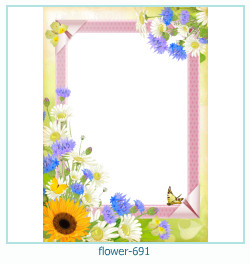 marco de fotos de flores 691