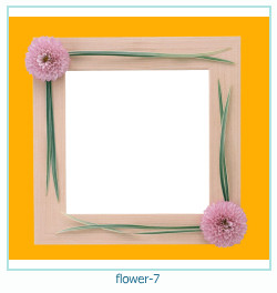 marco de fotos de año de flores 7