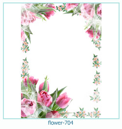 marco de fotos de flores 704