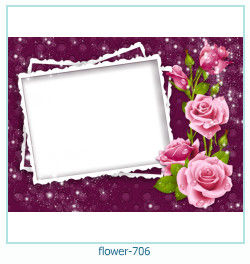 marco de fotos de flores 706