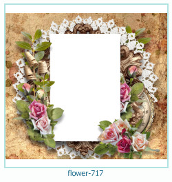 marco de fotos de flores 717