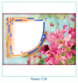 marco de fotos de flores 718