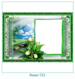 marco de fotos de flores 723