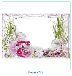 marco de fotos de flores 729