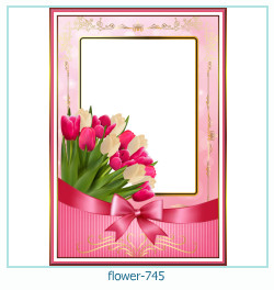 marco de fotos de flores 745