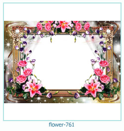 marco de fotos de flores 761