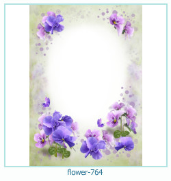 marco de fotos de flores 764