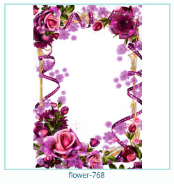 marco de fotos de flores 768