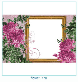 marco de fotos de flores 770