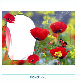 marco de fotos de flores 775