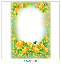 marco de fotos de flores 778