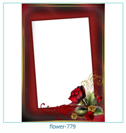 marco de fotos de flores 779