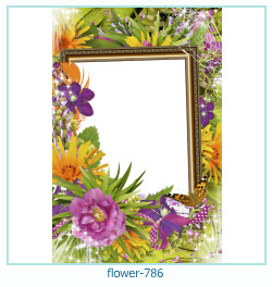 marco de fotos de flores 786