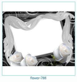 marco de fotos de flores 788