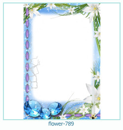 marco de fotos de flores 789