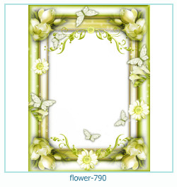 marco de fotos de flores 790