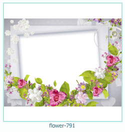 marco de fotos de flores 791