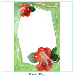 marco de fotos de flores 853