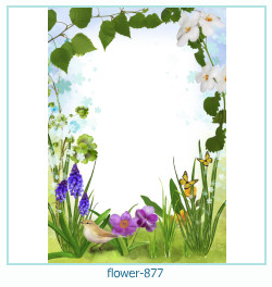 marco de fotos de flores 877