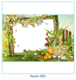 marco de fotos de flores 883