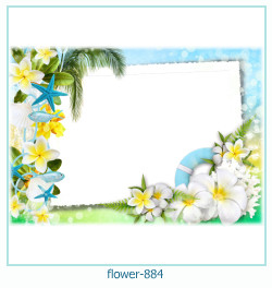 marco de fotos de flores 884