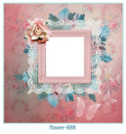 marco de fotos de flores 888